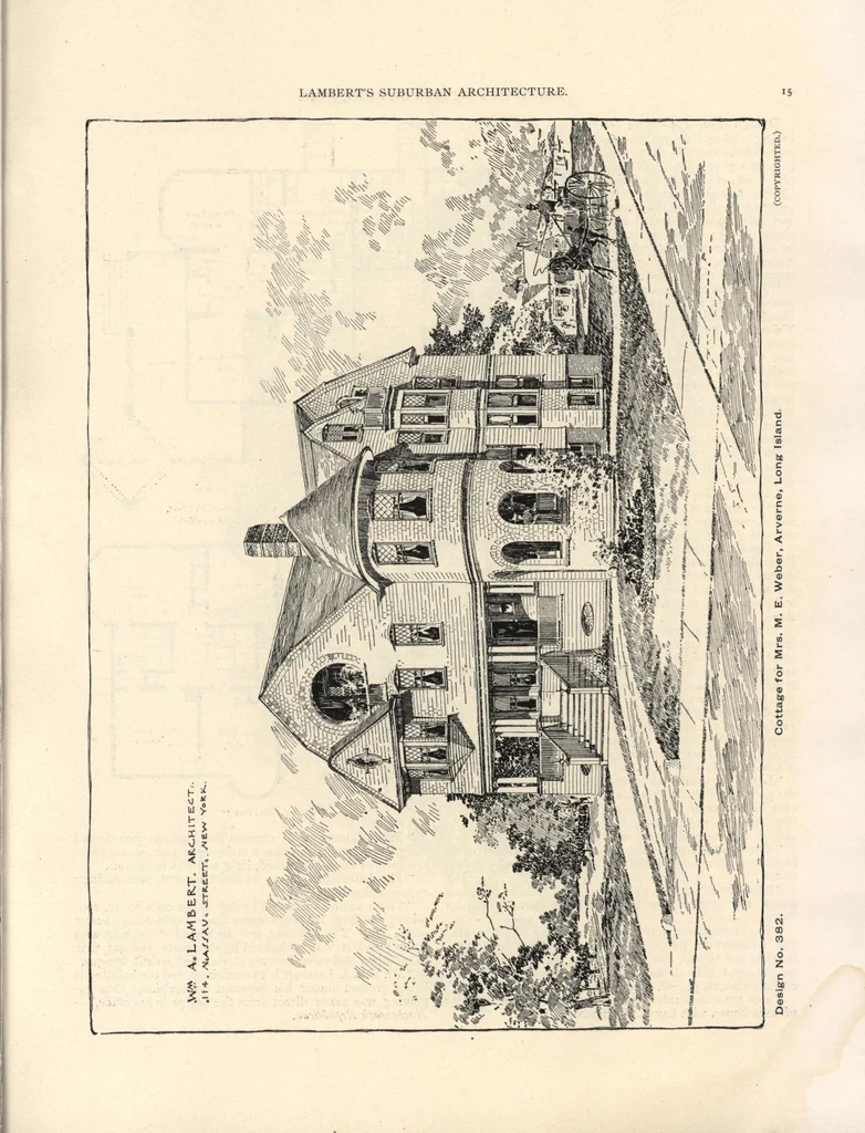 An illustration from Lambert's suburban architecture, 1894, leaf 16