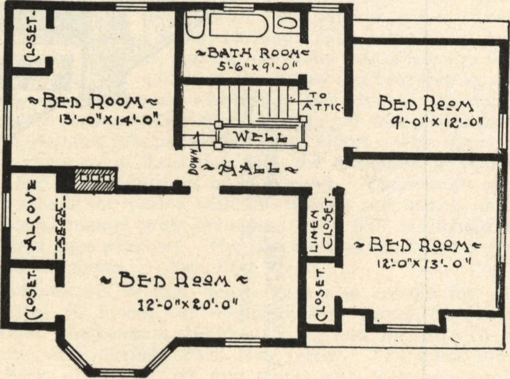 An illustration from Lambert's suburban architecture, 1894, leaf 27