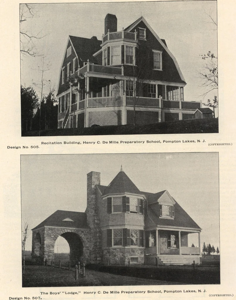 An illustration from Lambert's suburban architecture, 1894, leaf 28