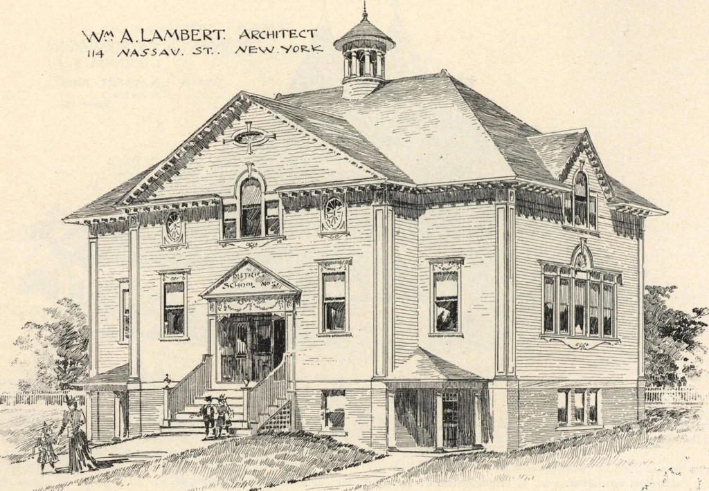 An illustration from Lambert's suburban architecture, 1894, leaf 33