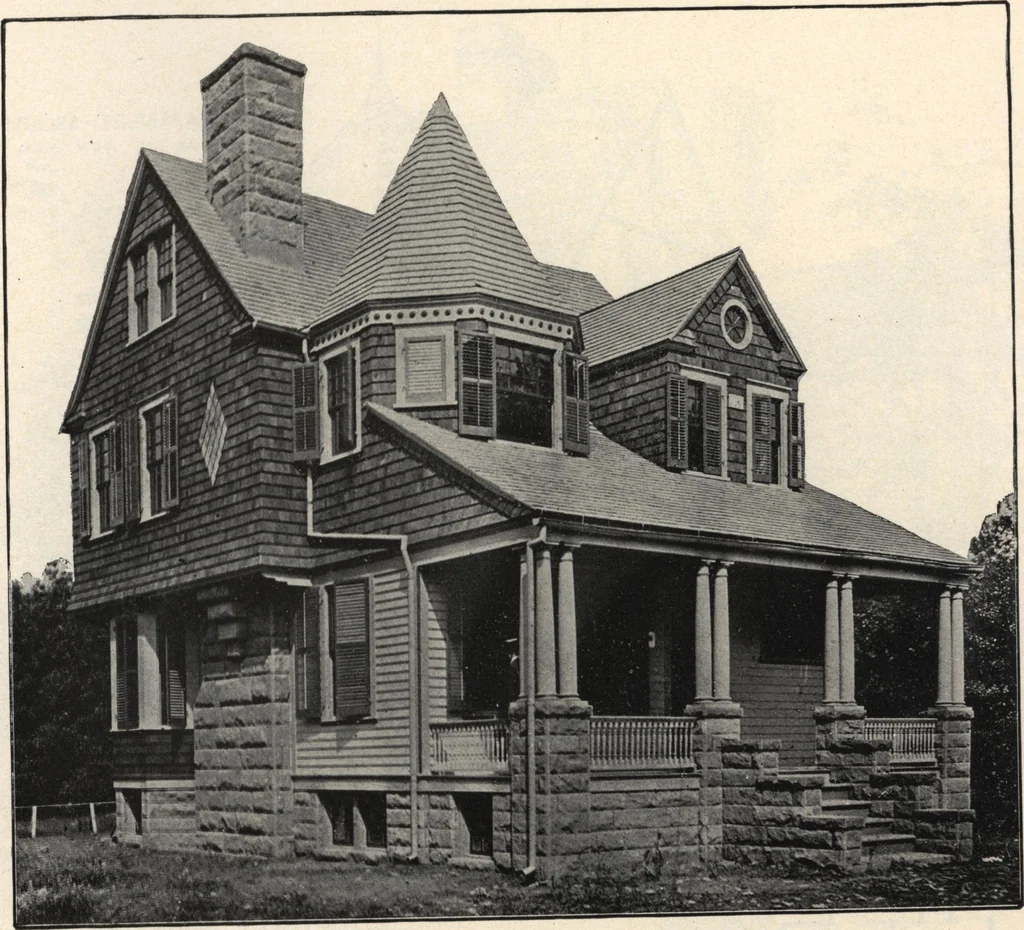 An illustration from Lambert's suburban architecture, 1894, leaf 40