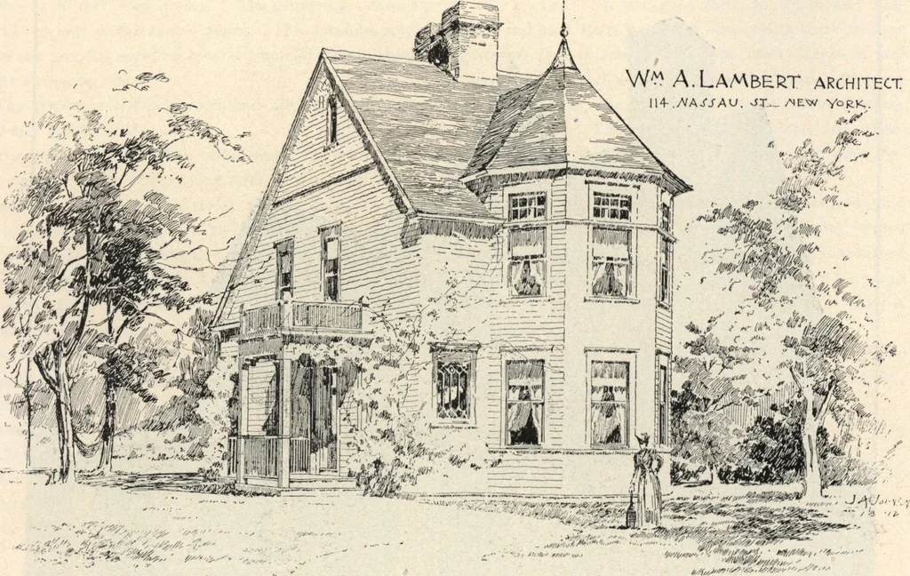 An illustration from Lambert's suburban architecture, 1894, leaf 41