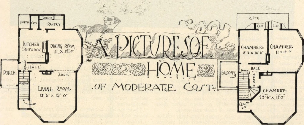 An illustration from Lambert's suburban architecture, 1894, leaf 41