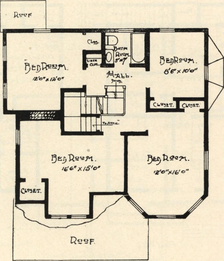 An illustration from Lambert's suburban architecture, 1894, leaf 60