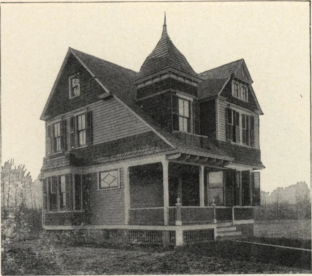 An illustration from Lambert's suburban architecture, 1894, leaf 67