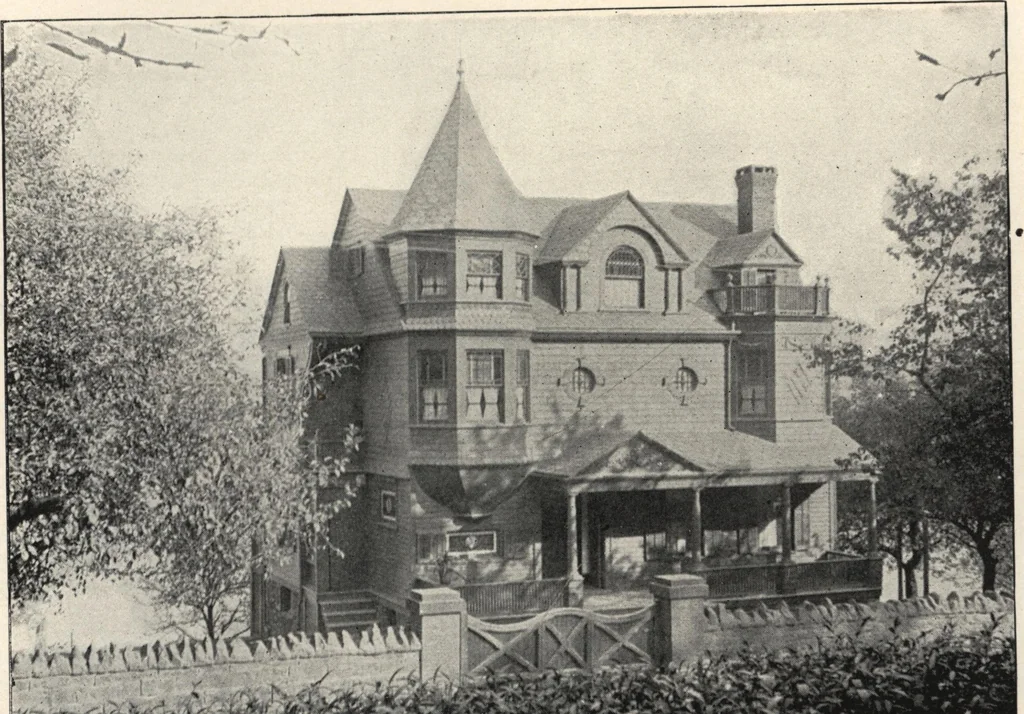 An illustration from Lambert's suburban architecture, 1894, leaf 72