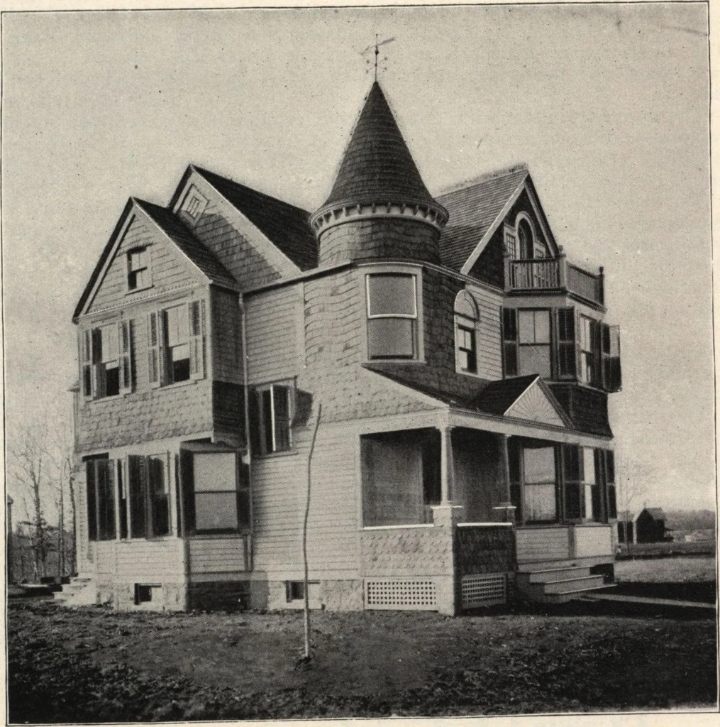 An illustration from Lambert's suburban architecture, 1894, leaf 74