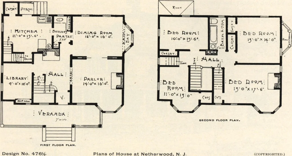 An illustration from Lambert's suburban architecture, 1894, leaf 77
