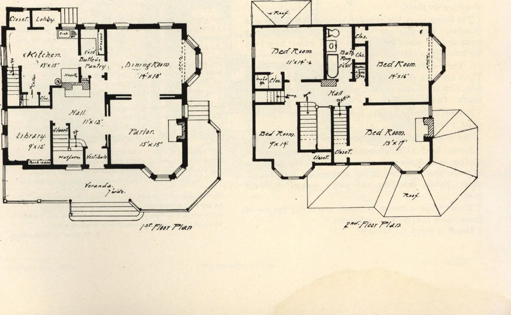 An illustration from Lambert's suburban architecture, 1894, leaf 78