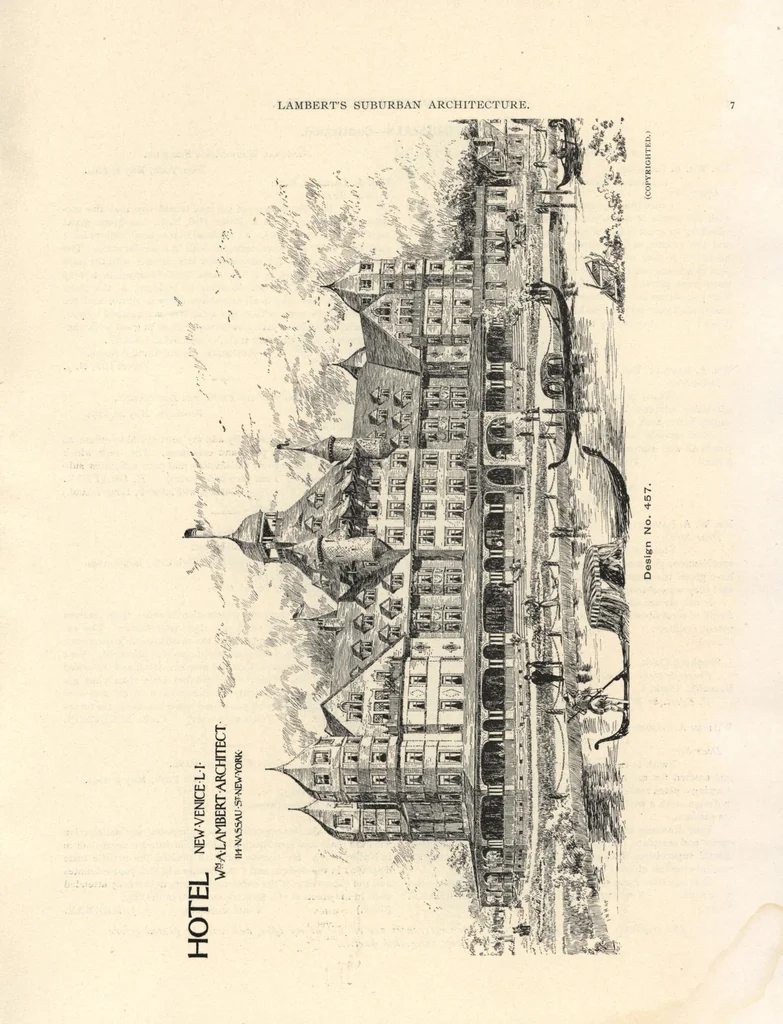 An illustration from Lambert's suburban architecture, 1894, leaf 8