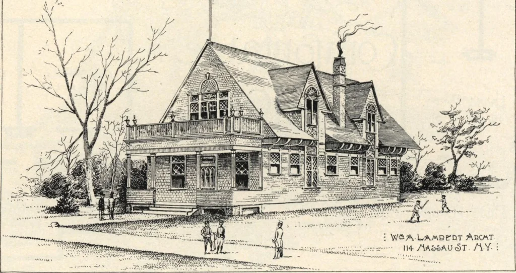 An illustration from Lambert's suburban architecture, 1894, leaf 81