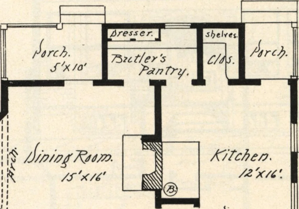 An illustration from Lambert's suburban architecture, 1894, leaf 82