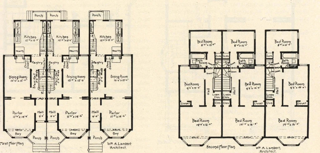 An illustration from Lambert's suburban architecture, 1894, leaf 83