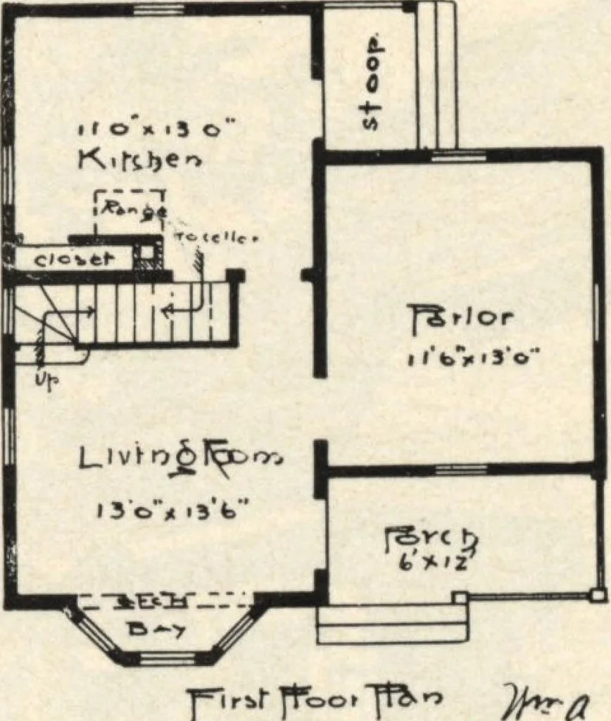 An illustration from Lambert's suburban architecture, 1894, leaf 89