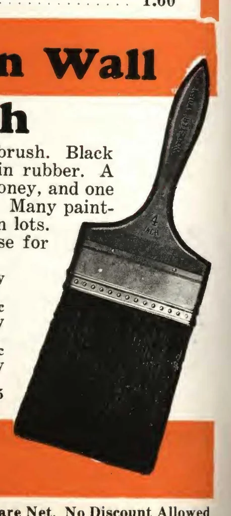 An illustration from Wooster Brush Co. : Brushes, 1929, leaf 7