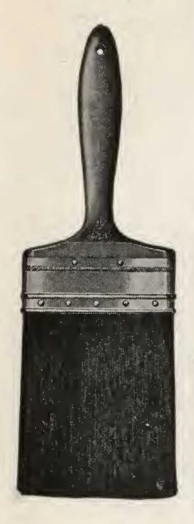 An illustration from Wooster Brush Co. : Brushes, 1929, leaf 7