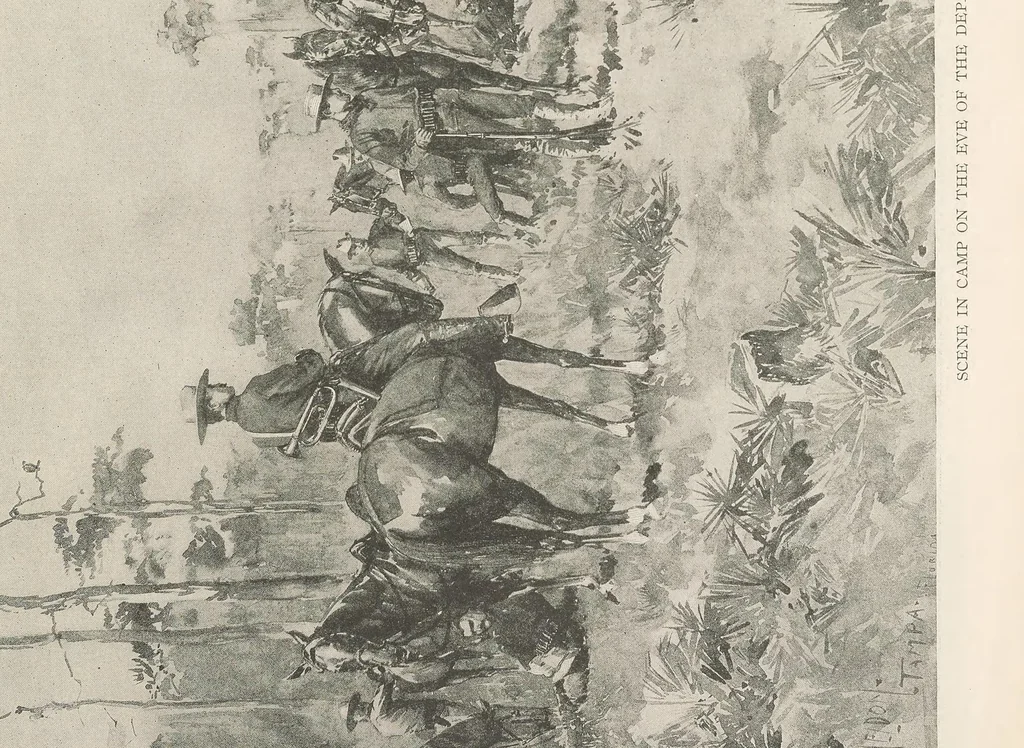 An illustration from Wright's official history of the Spanish-American War; a pictorial and descriptive record .., 1900, leaf 311