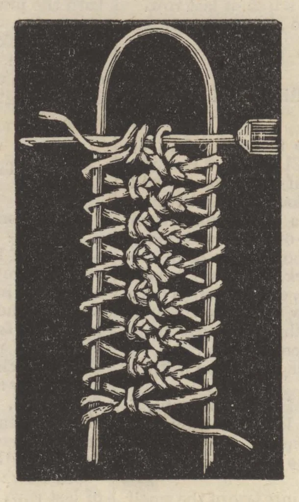 An illustration from The Young Ladies' Journal Complete Guide to the Work-Table Sixth Edition 1888, 1888, leaf 27