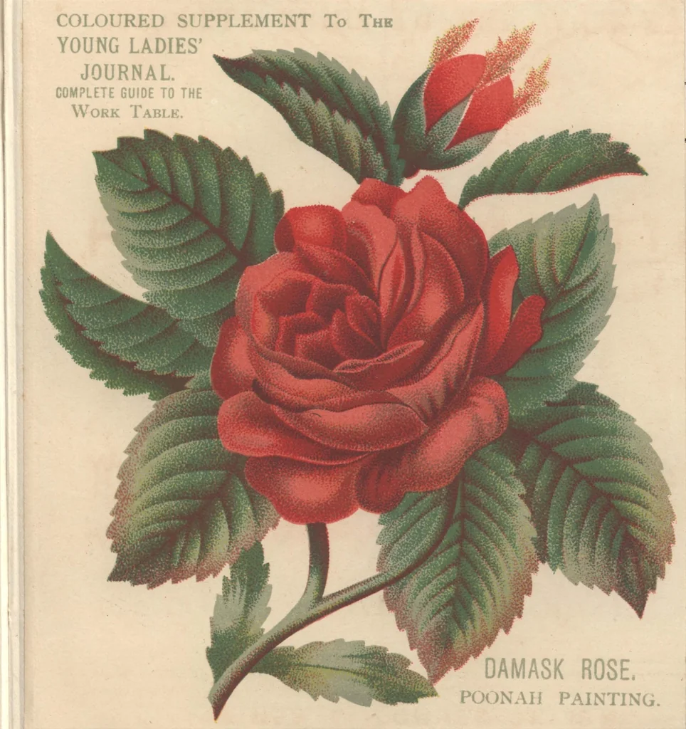 An illustration from The Young Ladies' Journal Complete Guide to the Work-Table Sixth Edition 1888, 1888, leaf 96