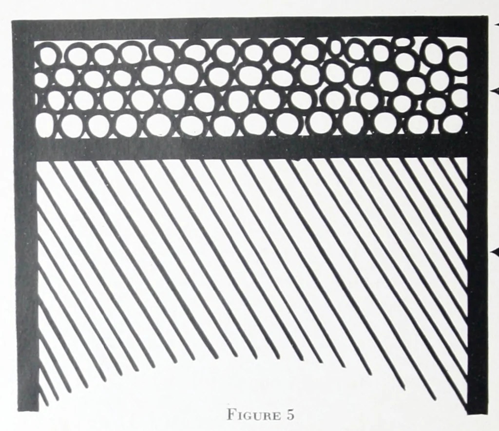 An illustration from Zinc oxide and its application to paint / by L.H. Trott., 1928, leaf 7