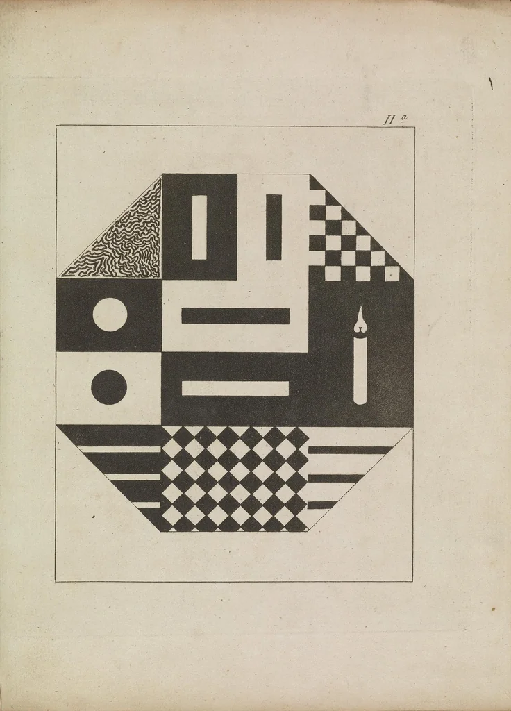 An illustration from Zur Farbenlehre, 1810, leaf 33