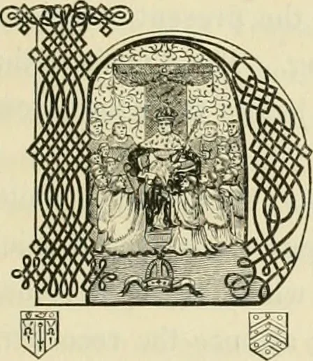 An illustration from The history and antiquities of the abbey and cathedral church of Gloucester : illustrated by a series of engravings of views, elevations, plans, and details of that edifice, with biographical anecdotes of eminent persons connected with the establishment, 1829, leaf 58