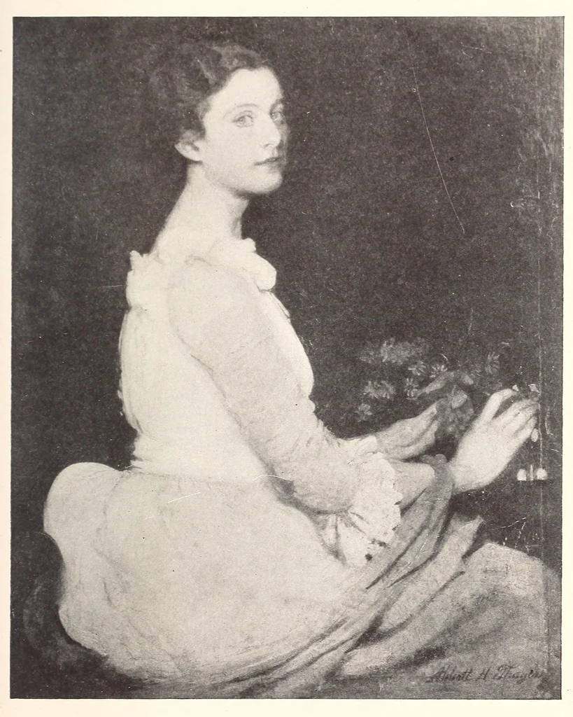 An illustration from Abbott H. Thayer memorial exhibition : The Corcoran Gallery of Art, Washington, D.C., from Tuesday, May 9th, to Wednesday, May 31st, 1922, inclusive, 1922, leaf 53