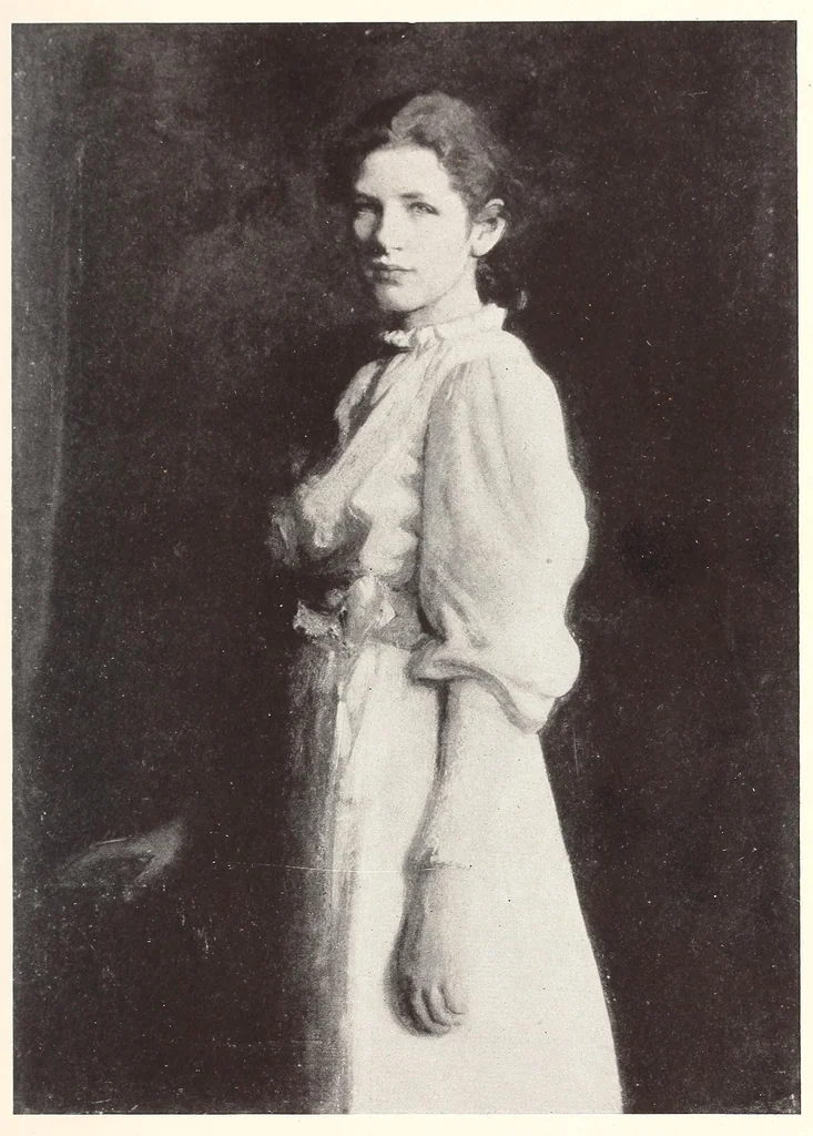 An illustration from Abbott H. Thayer memorial exhibition : The Corcoran Gallery of Art, Washington, D.C., from Tuesday, May 9th, to Wednesday, May 31st, 1922, inclusive, 1922, leaf 59