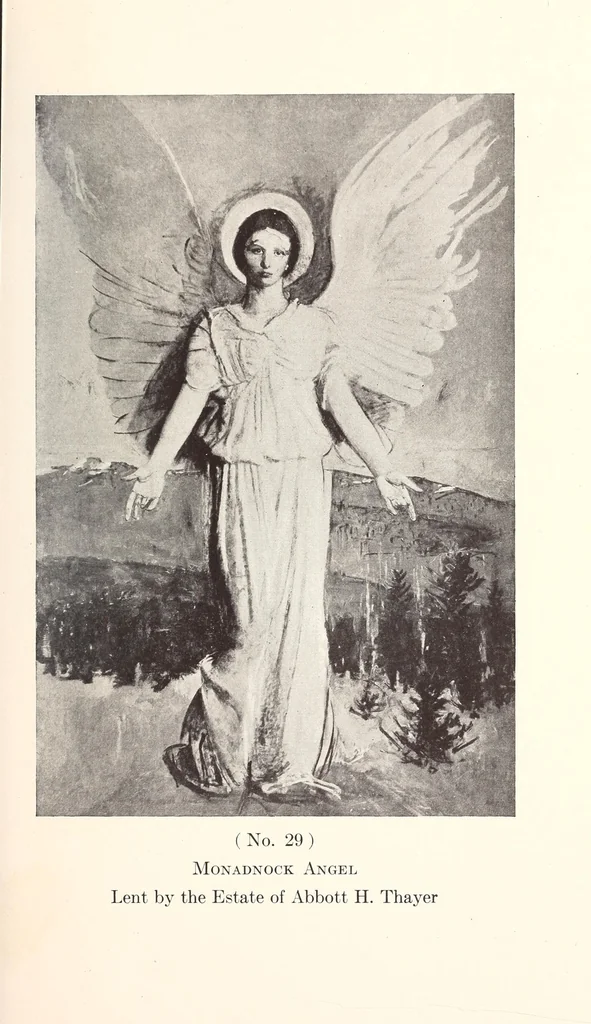 An illustration from Abbott H. Thayer memorial exhibition : The Corcoran Gallery of Art, Washington, D.C., from Tuesday, May 9th, to Wednesday, May 31st, 1922, inclusive, 1922, leaf 67
