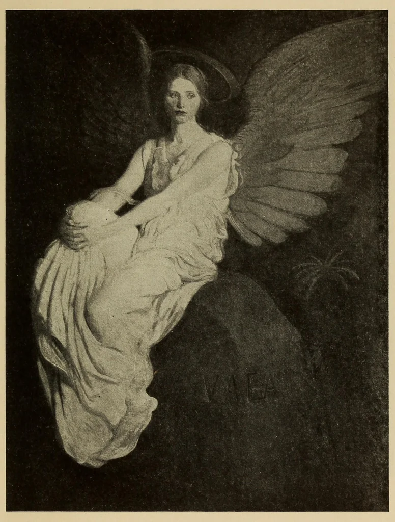 An illustration from Abbott H. Thayer memorial exhibition : The Corcoran Gallery of Art, Washington, D.C., from Tuesday, May 9th, to Wednesday, May 31st, 1922, inclusive, 1922, leaf 33