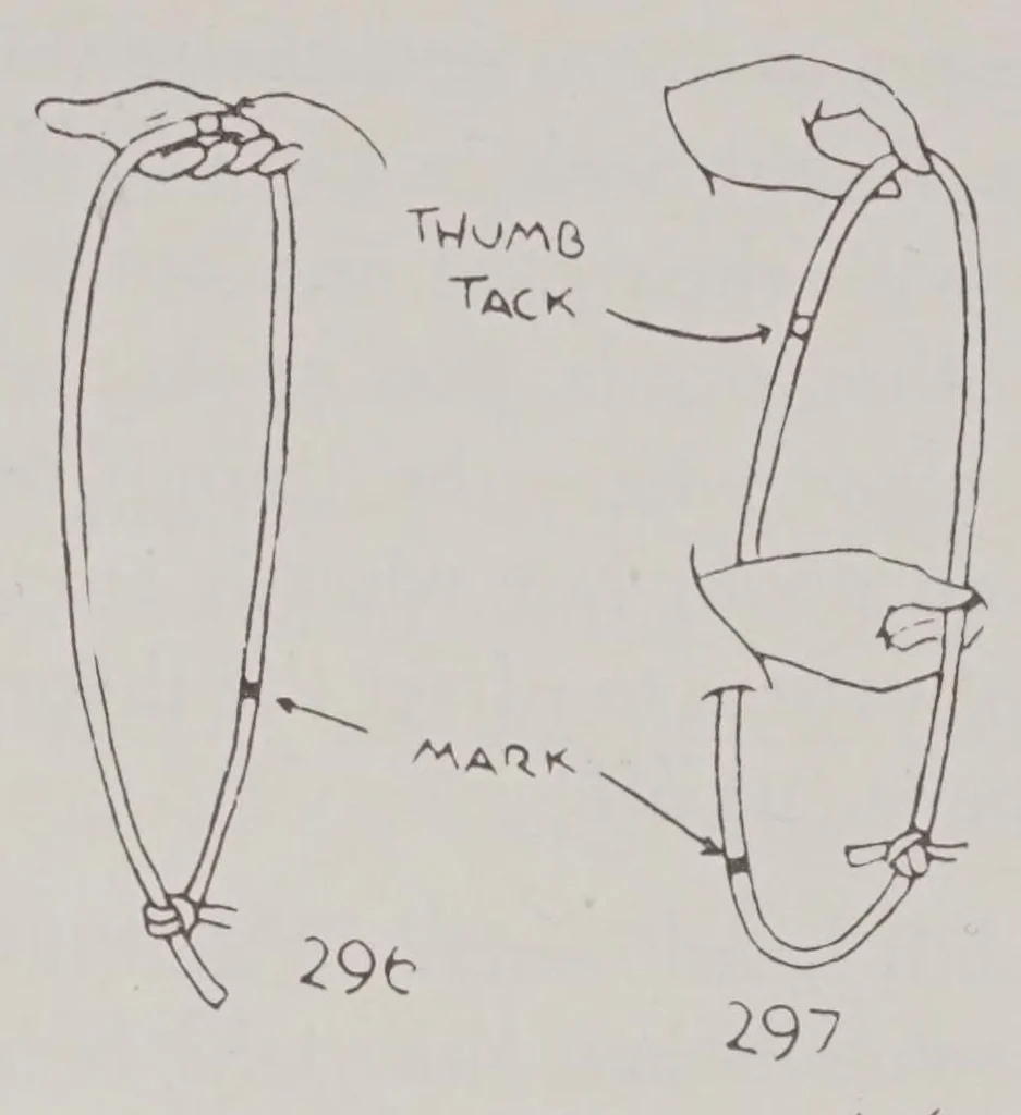 An illustration from Abbott's encyclopedia of rope tricks, 1900, leaf 231