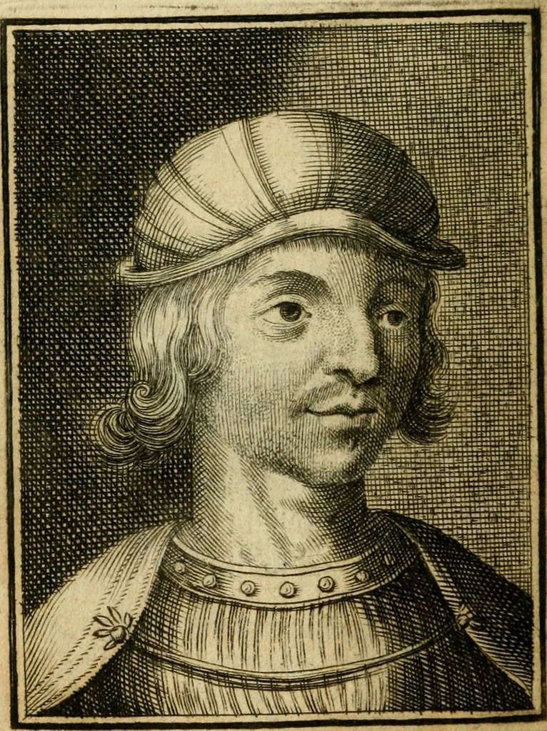An illustration from Abbregé chronologique, ou Extraict de l'histoire de France, 1676, leaf 371