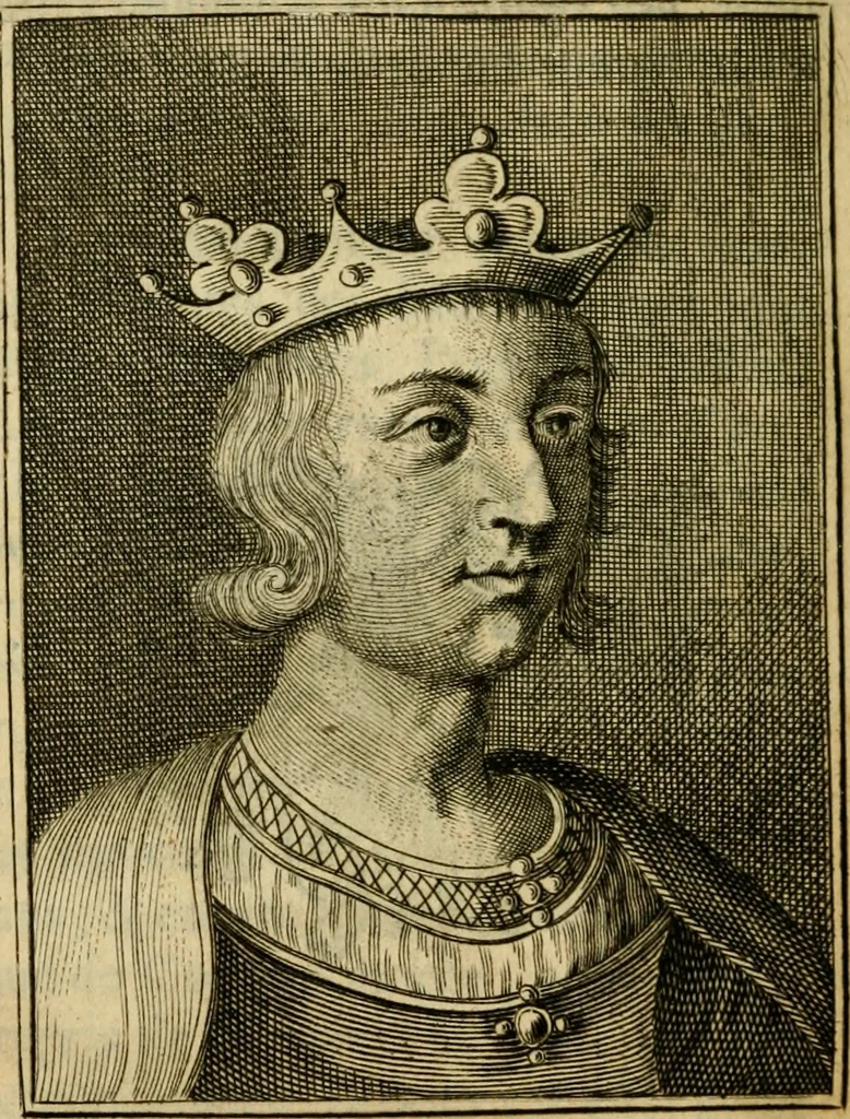 An illustration from Abbregé chronologique, ou Extraict de l'histoire de France, 1676, leaf 393