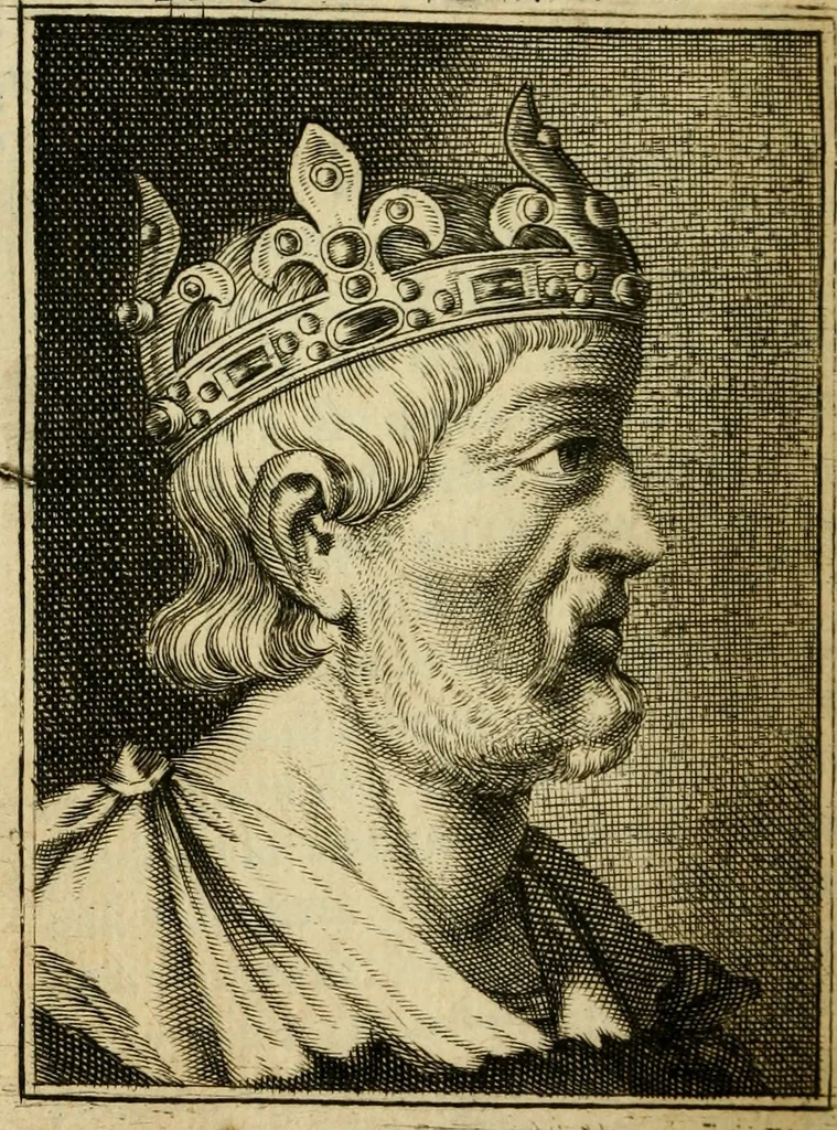 An illustration from Abbregé chronologique, ou Extraict de l'histoire de France, 1676, leaf 449