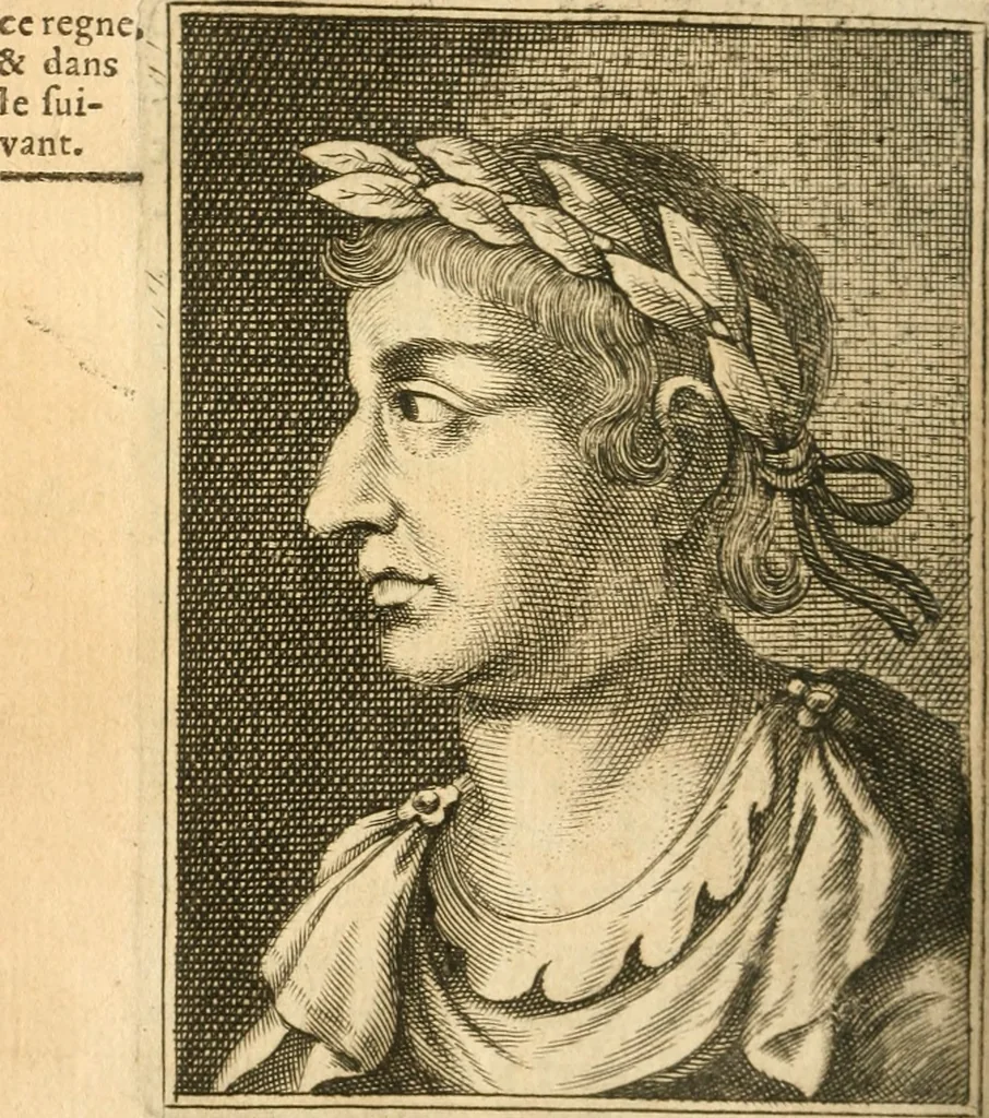 An illustration from Abbregé chronologique, ou Extraict de l'histoire de France, 1676, leaf 145