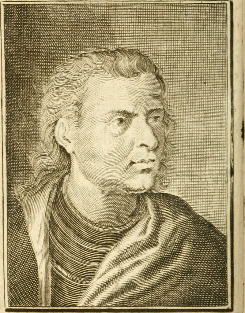 An illustration from Abbregé chronologique, ou Extraict de l'histoire de France, 1676, leaf 185
