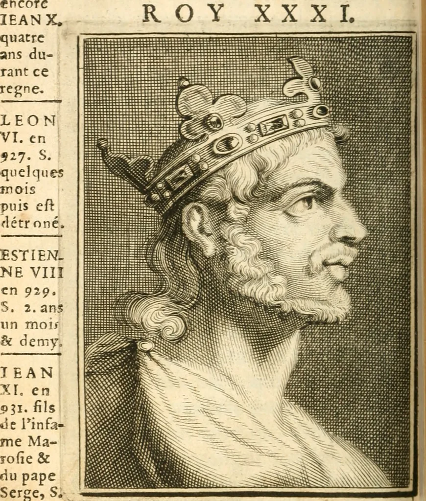An illustration from Abbregé chronologique, ou Extraict de l'histoire de France, 1676, leaf 231
