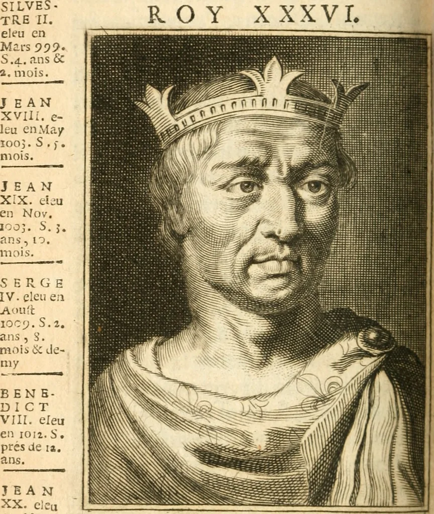 An illustration from Abbregé chronologique, ou Extraict de l'histoire de France, 1676, leaf 409