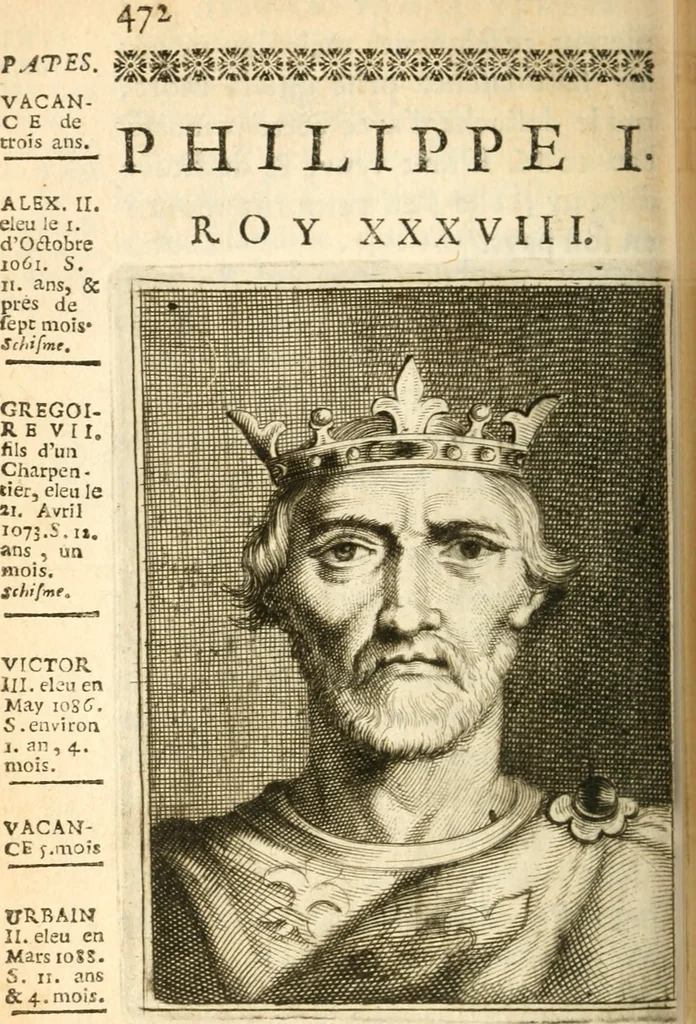An illustration from Abbregé chronologique, ou Extraict de l'histoire de France, 1676, leaf 483