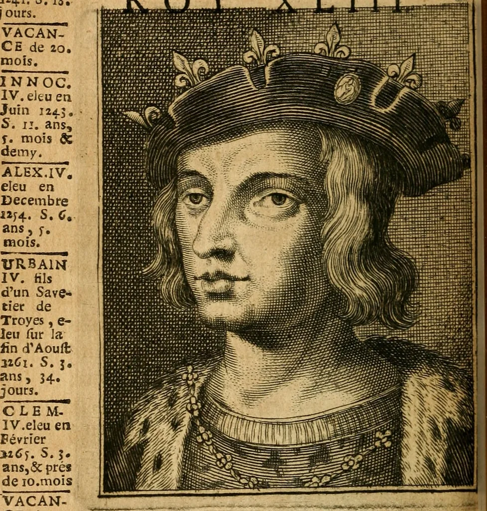An illustration from Abbregé chronologique, ou Extraict de l'histoire de France, 1676, leaf 385