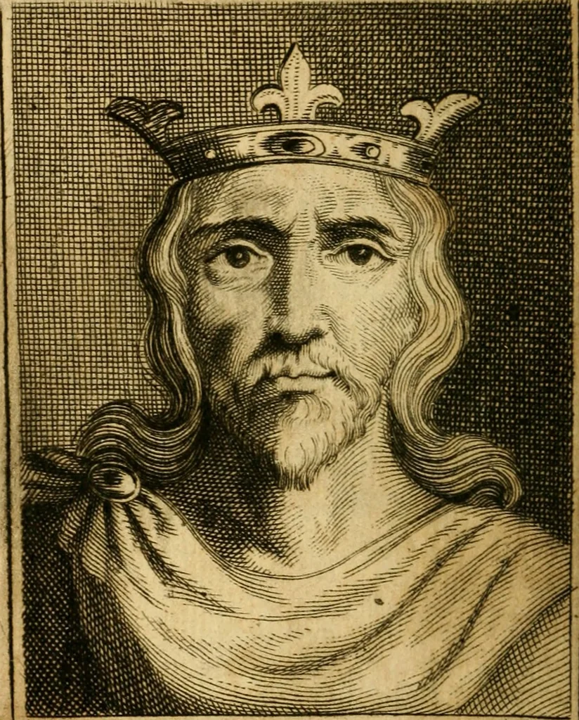 An illustration from Abbregé chronologique, ou Extraict de l'histoire de France, 1676, leaf 61