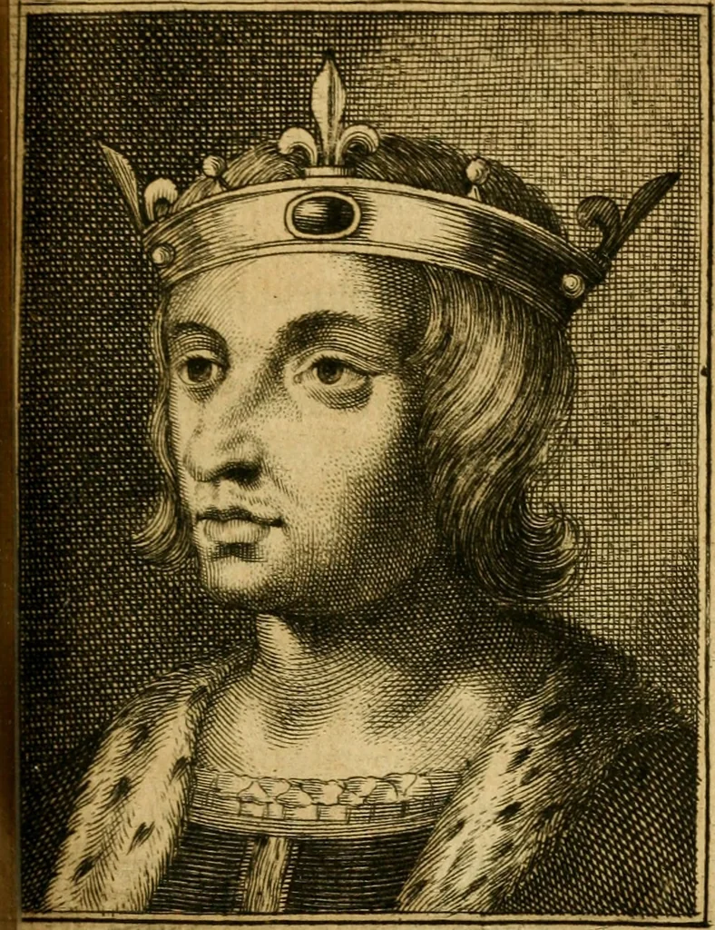 An illustration from Abbregé chronologique, ou Extraict de l'histoire de France, 1676, leaf 614