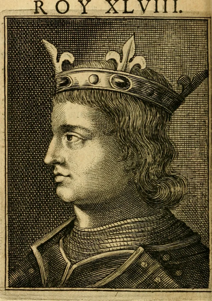 An illustration from Abbregé chronologique, ou Extraict de l'histoire de France, 1676, leaf 657