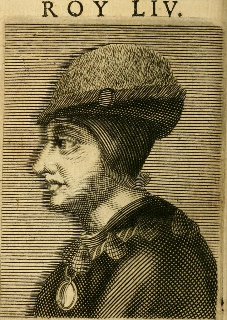An illustration from Abbregé chronologique, ou Extraict de l'histoire de France, 1676, leaf 557