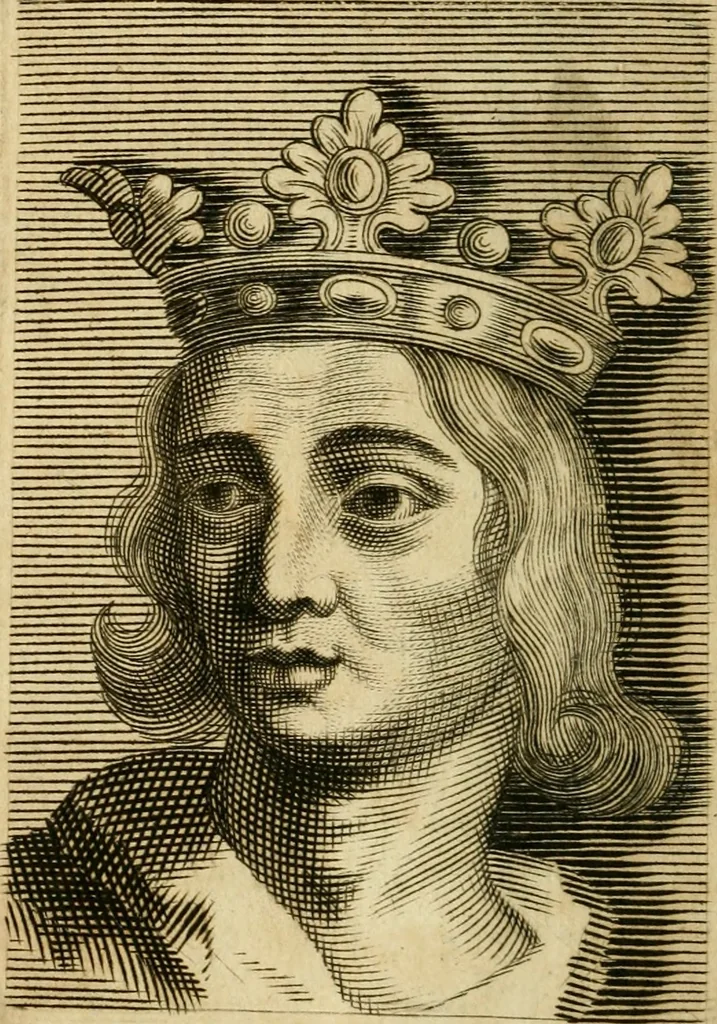 An illustration from Abbregé chronologique, ou Extraict de l'histoire de France, 1676, leaf 9