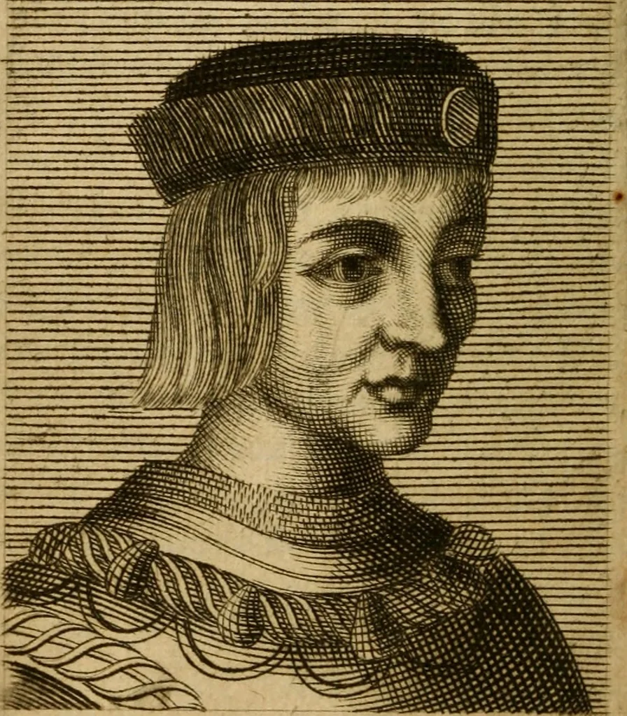 An illustration from Abbregé chronologique, ou Extraict de l'histoire de France, 1676, leaf 125