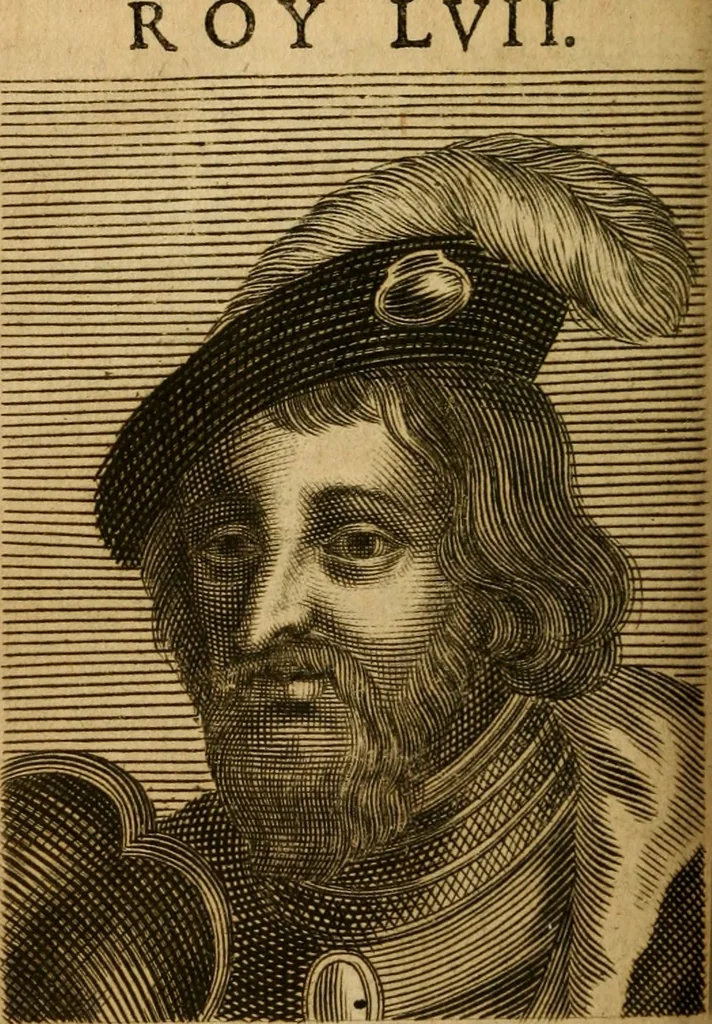 An illustration from Abbregé chronologique, ou Extraict de l'histoire de France, 1676, leaf 237