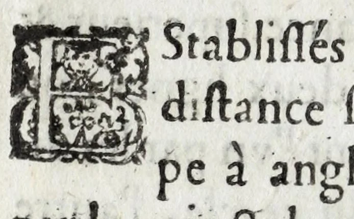 An illustration from Abbreviations des plus difficiles operations de perspective pratique : soulagement tres-grand aux curieux de cét art, principalement aux vrais peintres, qui operent auec connoissance de raison, 1644, leaf 64