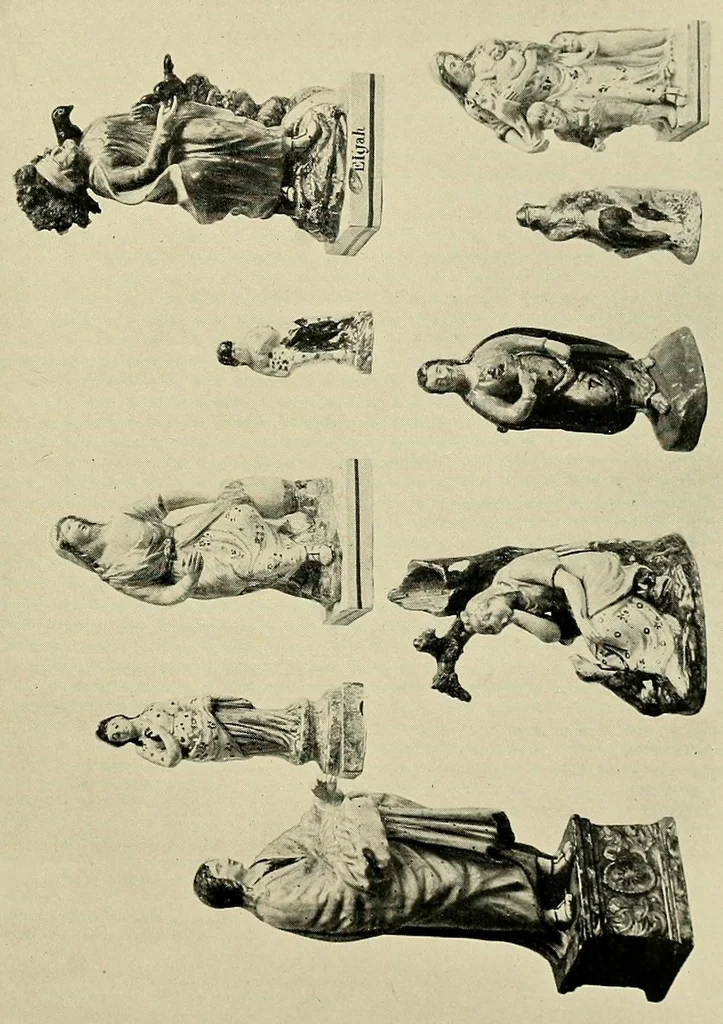 An illustration from The ABC about collecting, 1910, leaf 185