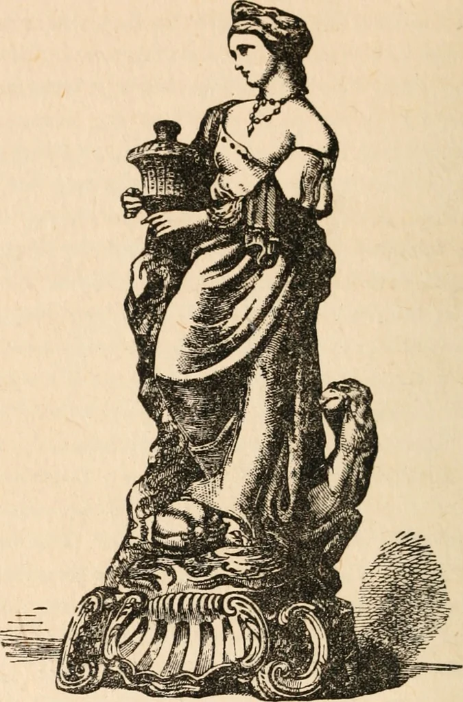 An illustration from The ABC of collecting old English china, giving short history of the English factories, and showing how to apply tests for unmarked china before 1800, 1908, leaf 145